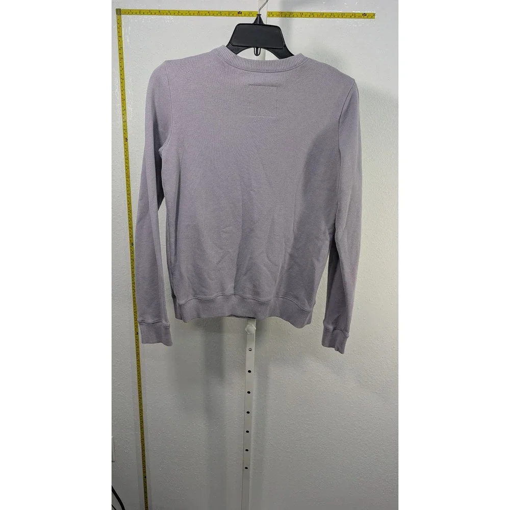 Hollister California Crewneck Sweatshirt Purple‎ Lavender Logo Pullover XS